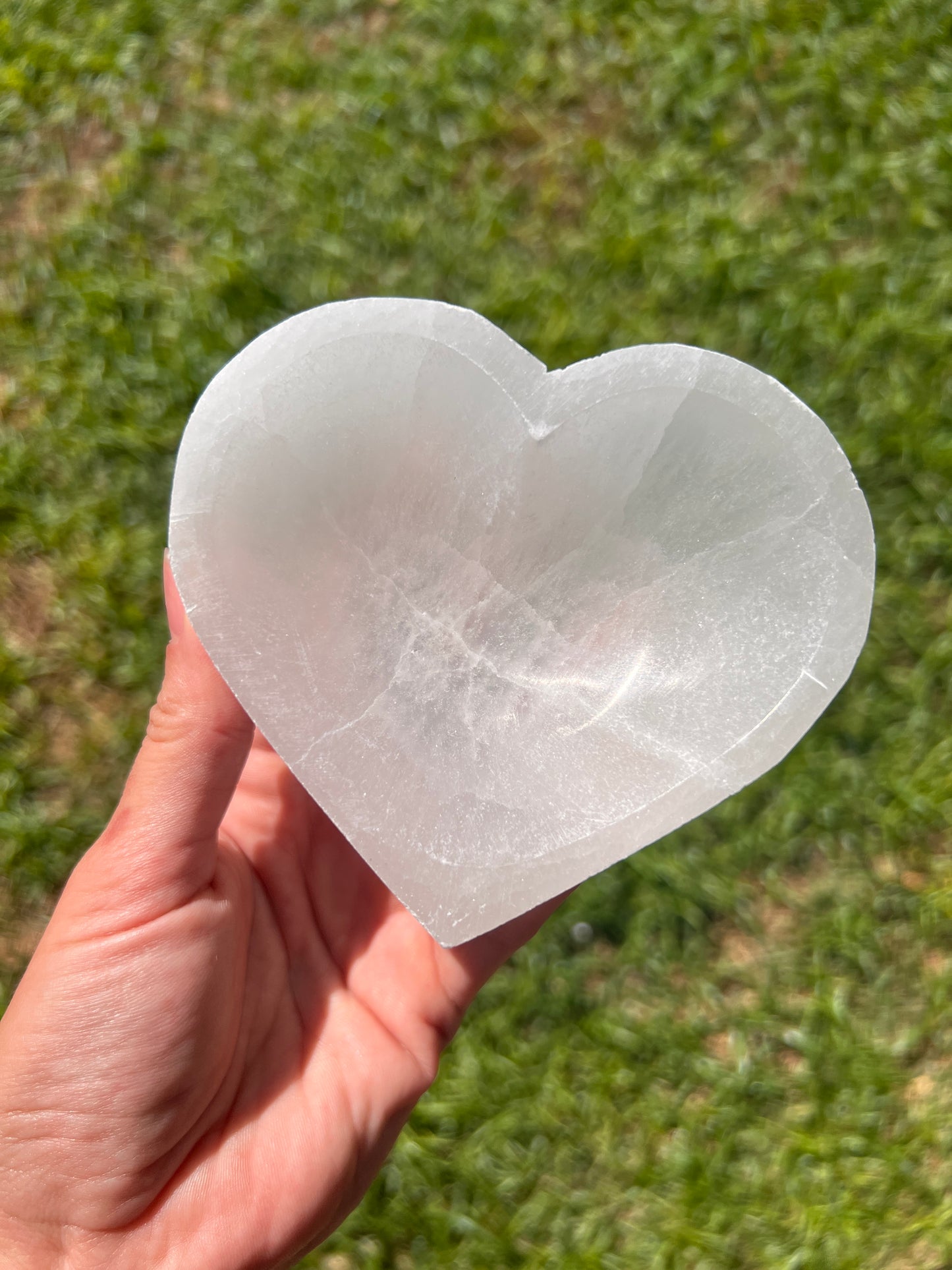 Selenite Heart Charging Bowl