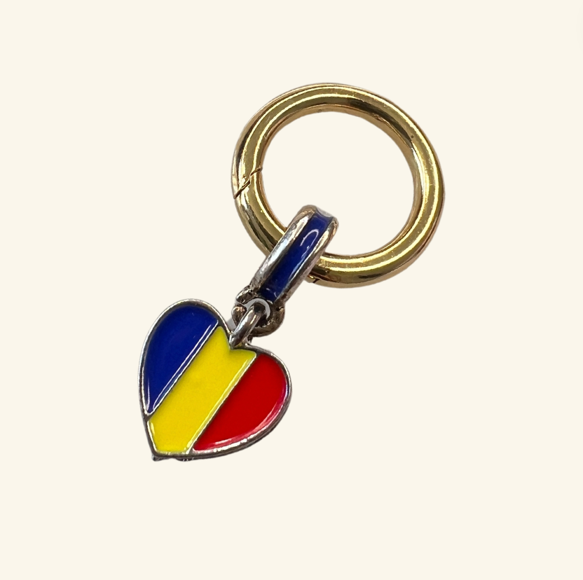 Romanian Flag charm